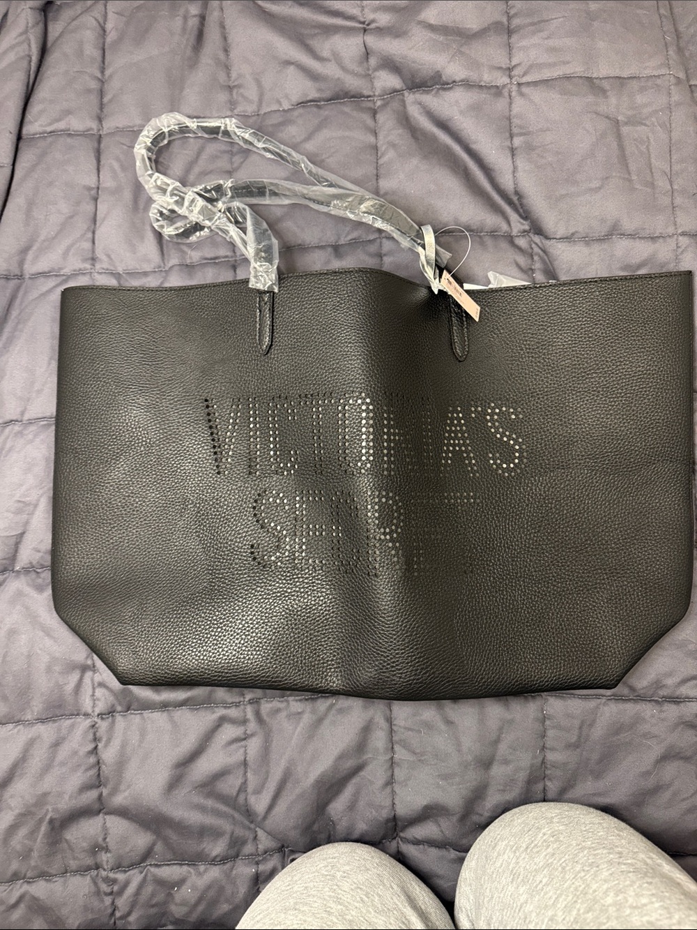 NWT Black Victoria's Secret Tote